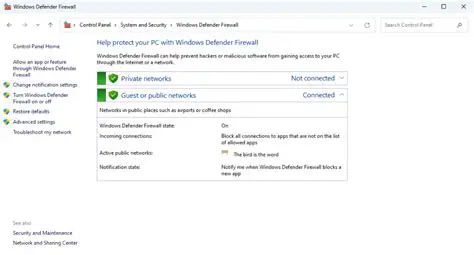 Key Features of Windows Firewall Control