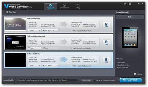Key Features of Wondershare Video Converter Pro