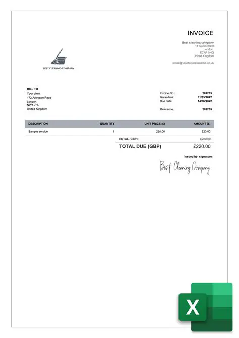 Key Features of XL Invoice