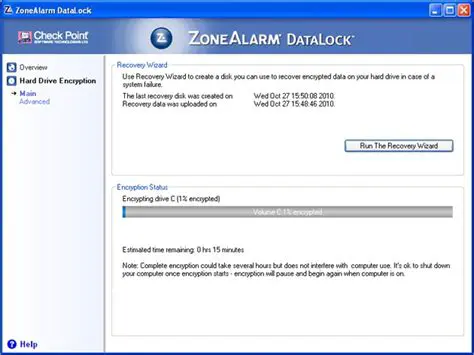 Key Features of ZoneAlarm DataLock