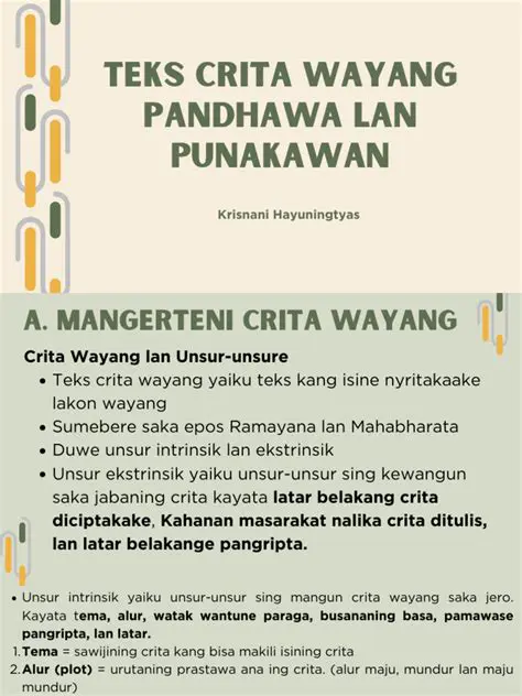 Kritakna Kepribadian Pandhawa