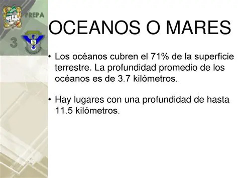 La Profundidad Promedio de los Oceanos