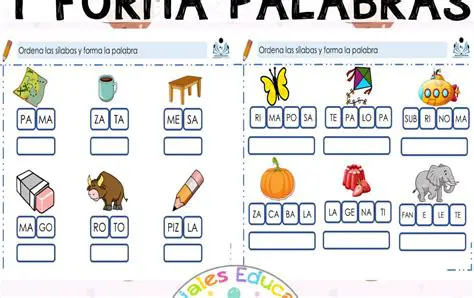 Las letras como piezas sueltas