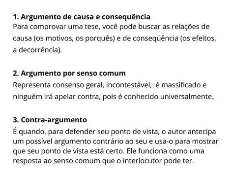 Ler textos que apresentam argumentos