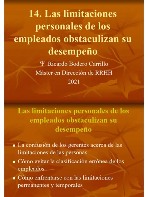 Limitaciones para empleados formales