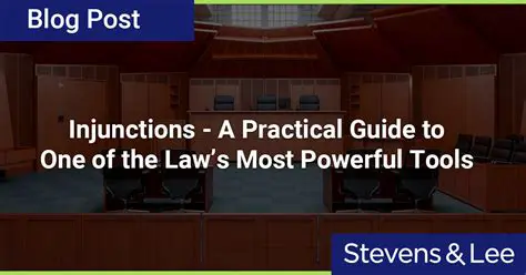 Limitations of an Injunction
