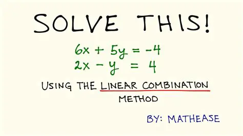 Linear Combination of Equations