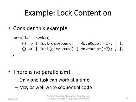 Lock Contention Hypothesis