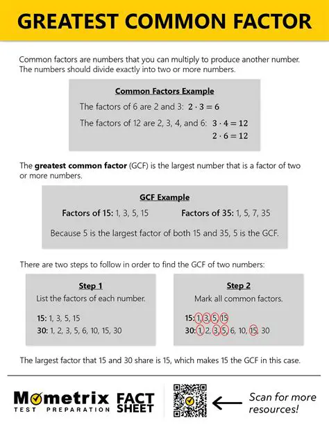 Looking for a Common Factor