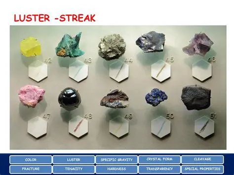 Luster and Specific Gravity