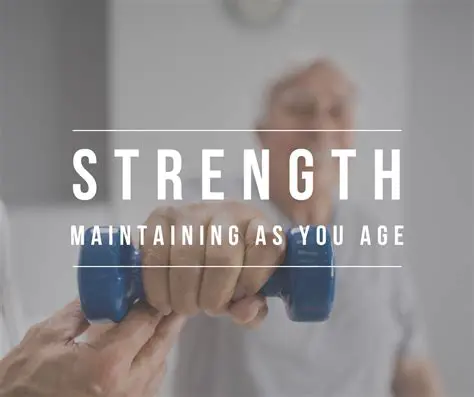 Maintaining muscle strength and endurance