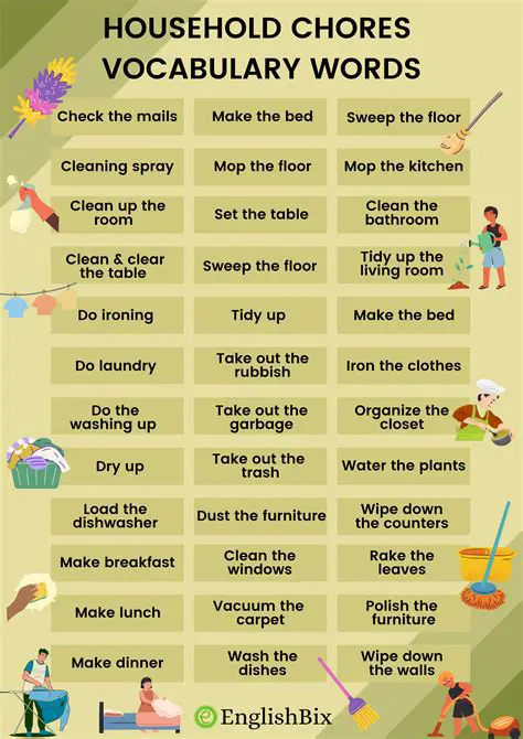 Matching the Names with the Chores