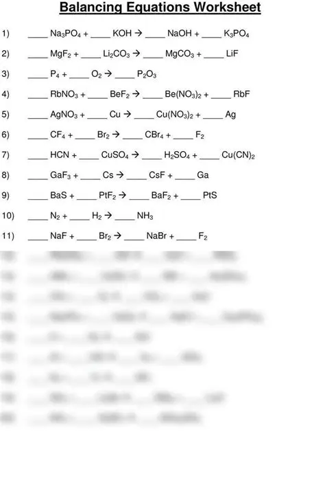 Material Balancing Equations