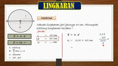 Menghitung Luas Lingkaran Roda