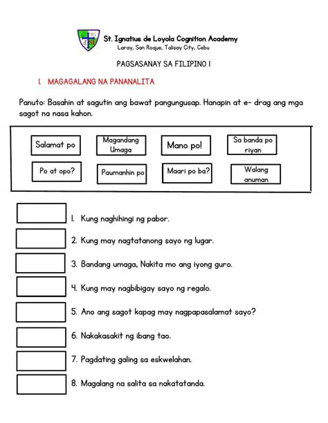 Mga Tanong Kaugnay sa Anunsiyo