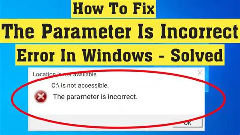 Missing or Incorrect Request Parameters