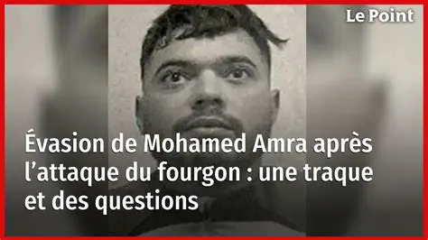 Mohamed Amra : L'Évasion Sanglante qui Secoue la France et la Traque d'un Fugitif Dangereux