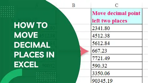 Move the decimal point two places to the left