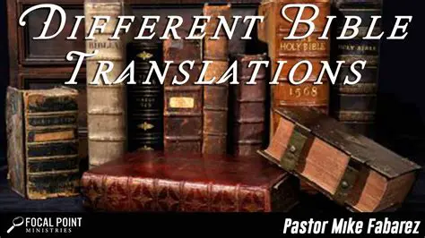 Multiple Bible Translations