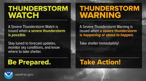 Navigating the Skies: Understanding and Responding to a Severe Thunderstorm Warning