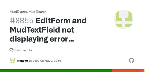 Not displaying error messages