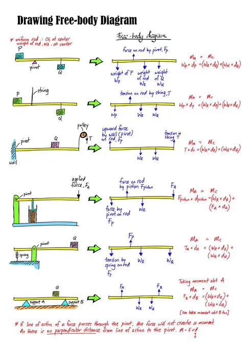 Not drawing a free body diagram