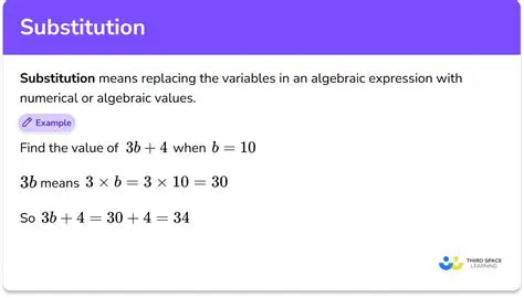 Not substituting the given values into the equation