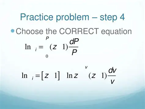 Not using the correct equation form