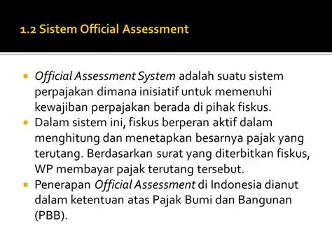 Official Assessment System