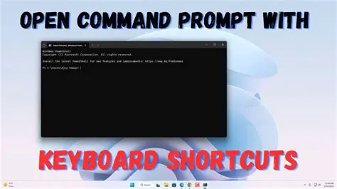 Open a Command Prompt Window