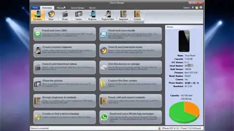 Overview of iDevice Manager