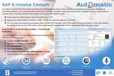 Overview of INVOICE COCKPIT Connector