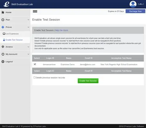 Overview of Skill Evaluation Lab