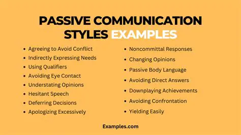 Passive Communication Style