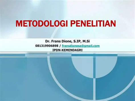Peran Penelitian dalam Pembangunan