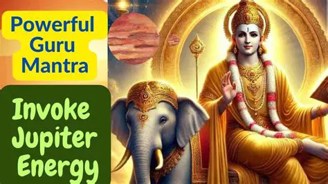 Performing a Jupiter mantra