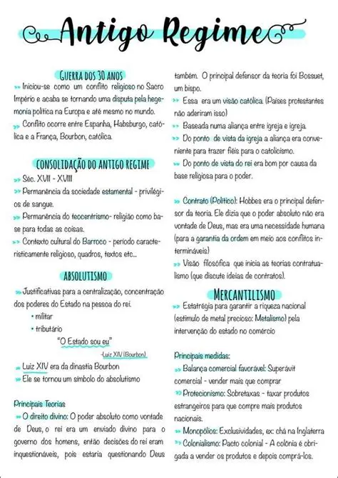Perguntas e Respostas sobre os Aspectos Sociais do Antigo Regime