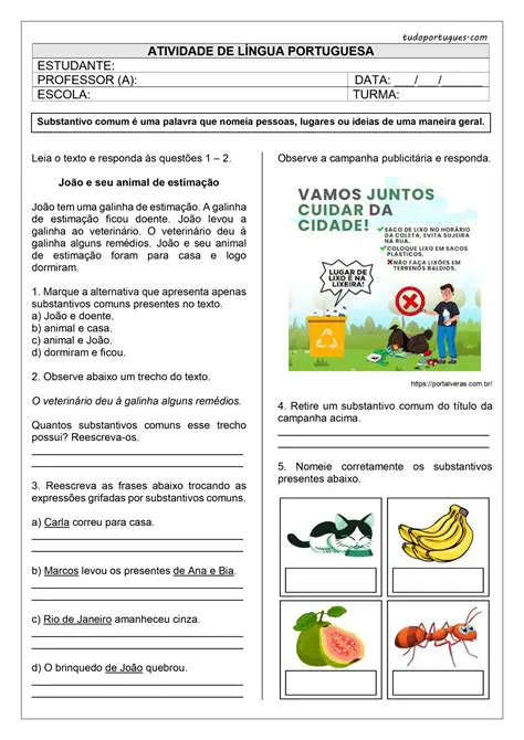 Perguntas e Respostas sobre Substantivos Comuns no Soneto