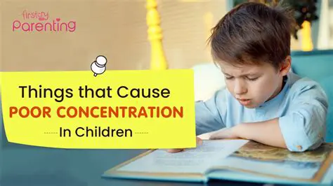 Poor concentration and focus