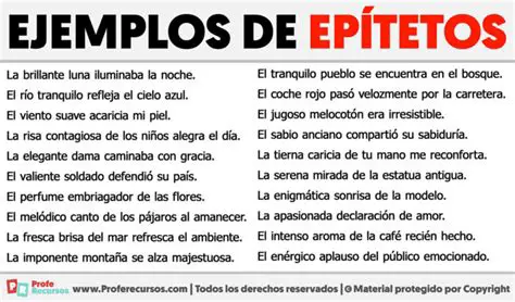 Preguntas y Respuestas sobre Epitetos en la Literatura