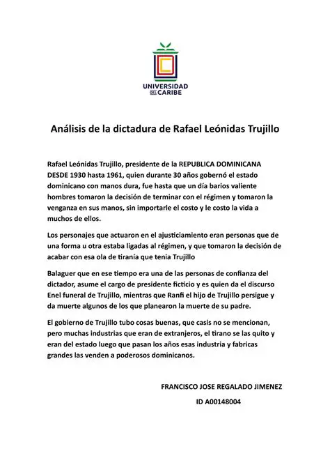 Preguntas y Respuestas sobre la Dictadura de Trujillo