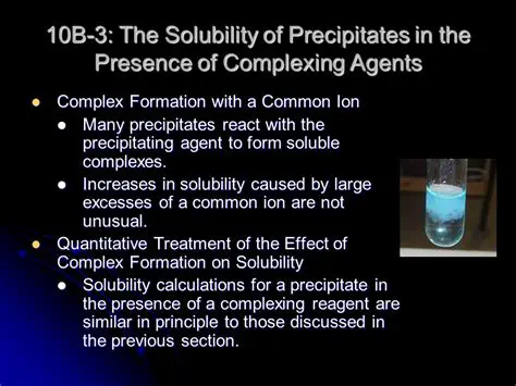 Presence of Complexing Agents