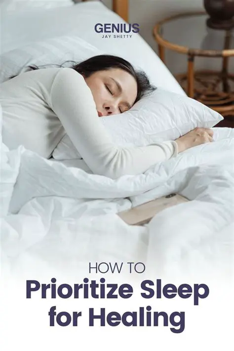 Prioritize Sleep and Nutrition