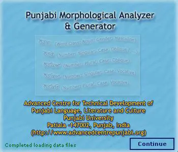 Punjabi Morphological Analyzer and Generator