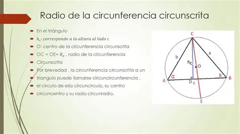 Radio de la circunferencia circunscrita