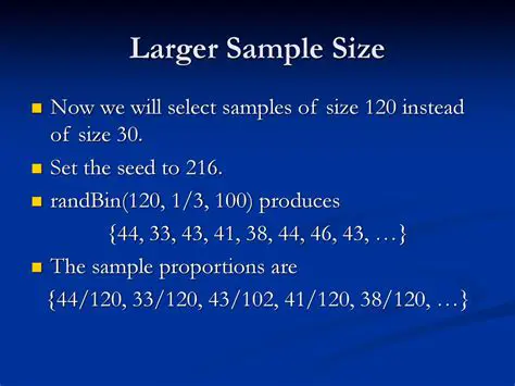 Recruit larger sample size