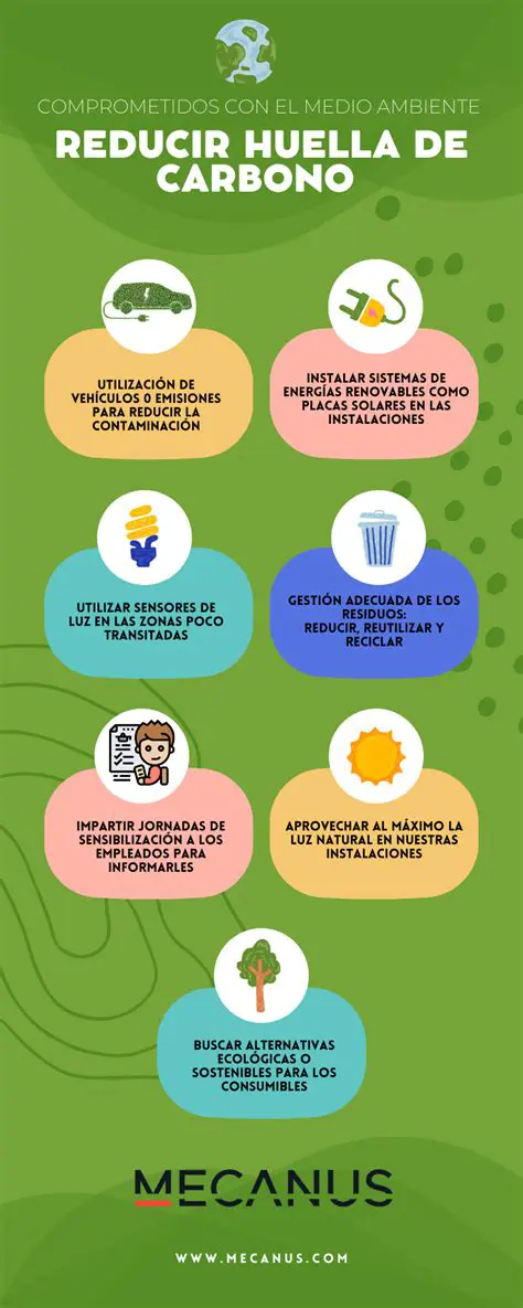 Reducir su huella de carbono