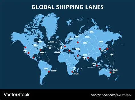Regulation of ship transportation paths