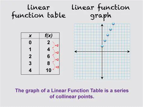 Representing Linear Functions Using Tables