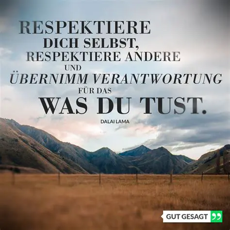 Respektiere die Bezeichnungen
